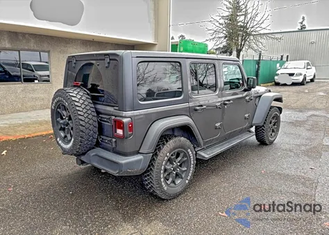 2021 Jeep Wrangler Unlimited Sport from USA, damaged, VIN 1C4HJXDMXMW562531